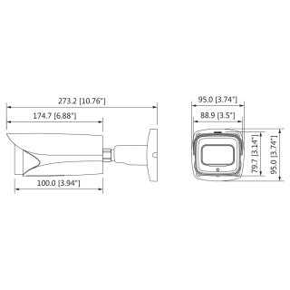 2MP IP Bullet-Kamera m. STARVIS-Technologie IPC-HFW5231E-Z5E  (ePoE)