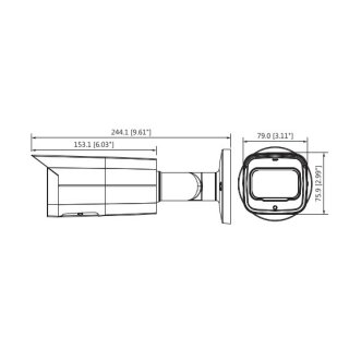 2MP IP Bullet-Kamera m. Starlight- u.TrueColor-Technologie IPC-HFW4239T-ASE