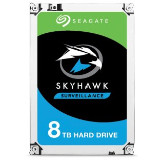 Festplatte Seagate SkyHawk 256MB  3.5" (8.9cm) SATA mit 6 Gbit/s 8 TB