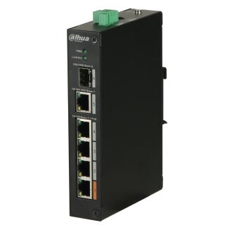 PFS3106-4ET-60, 4-Port Unmanaged PoE Switch 1 SFP Port