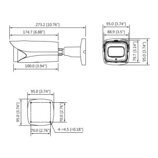 2MP IP Bullet-Kamera m. Personenzählung (AI) u. STARVIS-Technologie, ePoE, IPC-HFW5241E-Z5E