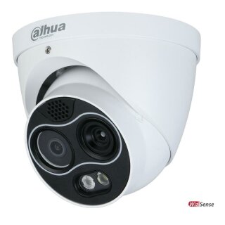 Dahua TPC-DF1241-B7F8-DW-S2, 3,5mm Thermallinse, 4MP IP Thermal-Hybrid-Eyeball-Kamera