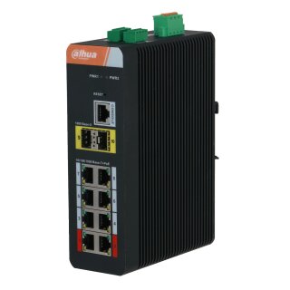11/8-Port Gigabit Ethernet mit 8-Port Gigabit Switch PoE PFS4210-8GT-DP-V2
