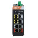 PFS4207-4GT-DP, 5-Port Industrial Managed PoE Switch 2 SFP Ports