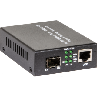 LO-9500-G-SFP Medienkonverter, inkl. 5VDC Netzteil